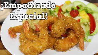 Camarones Empanizados Receta Especial [upl. by Dnaletak]