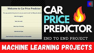 Car Price Predictor Project  Machine Learning  Linear Regression [upl. by Noxas873]