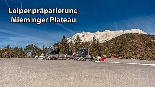 Loipenpräparierung Mooswiesen  Mieminger Plateau [upl. by Roscoe11]