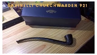 Savinelli Rustic 921 Churchwarden Pipe [upl. by Damick338]