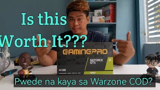 Geforce GTX 1650 4GB Palit GamingPro Taglish [upl. by Labina]