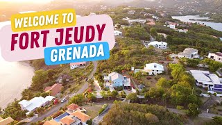 Exploring One of Grenada’s Most Affluent Neighborhoods Fort Jeudy St George Scenic Driving Tour [upl. by Aihsemot]