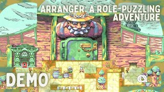 Arranger A RolePuzzling Adventure Demo Gameplay [upl. by Aihsinat]