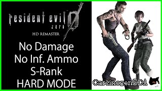 Resident Evil 0 Zero HD Remaster PC  Hard Mode No Damage No Infinite Ammo [upl. by Trin]