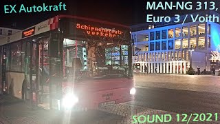 SOUND 122021 MANNG 313 Bernie Reisen UG EX Autokraft Bj 2002Voith by BusFreak11 [upl. by Mitchael]