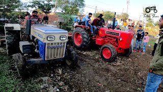 मैदान में उतरने से पहले ही हार मान ली 😀🤭  Mahindra 575 Xp Plus VS Swaraj 744FE Rotavater compition [upl. by Lenoil931]