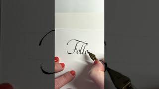 Handgeschriebener Text calligraphy italiccalligraphy schreiben kalligraphie handwriting ink [upl. by Anoek]