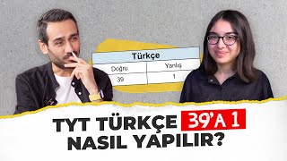 TYT Türkçe 39’a 1 Nasıl Yapılır YKS 150si Begüm Anlattı [upl. by Durkin853]