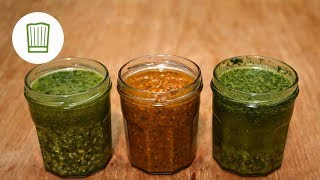 Pesto selber machen  3 mal anders  Chefkochde [upl. by Kalila]