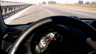 Fiat Seicento Sporting Abarth Top Speed w P75 cam [upl. by Narmi]