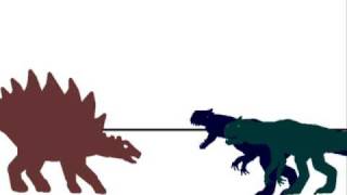 PJFC stegosaurus vs deltadromeus [upl. by Akanke855]