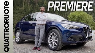 Alfa Romeo Stelvio 22 180 CV Q4 prime impressioni di guida  Quattroruote [upl. by Hart975]