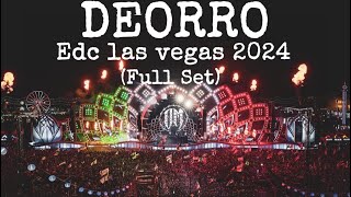 Deorro  EDC Las Vegas 2024 Cosmic Meadow Full Set [upl. by Rakel]