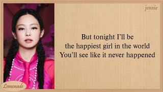 BLACKPINK The Happiest Girl Lyrics [upl. by Eiramik]