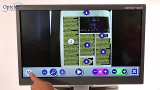 Desktop Video Magnifier Optelec ClearView Speech How does it work [upl. by Fries]