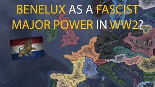 HOI4 Timelapse  What if Benelux was a major power had puppets and created an alliance in WW2 [upl. by Cedric]