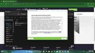 How To Install Utorrent Client For Downloading Games On windows 11 [upl. by Anahsahs554]