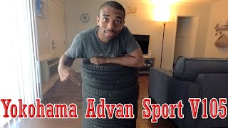 Yokohama Advan Sport V105 P22540ZR18 Tires quick overview [upl. by Fenelia]