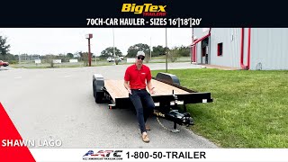 70CH16 BIG TEX 16 CAR HAULER WITH DOVETAIL  The Ultimate Trailer for Your Towing Needs [upl. by Airotkciv503]