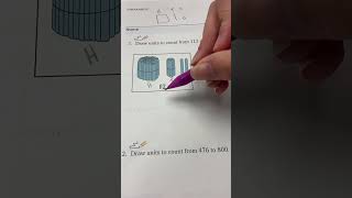 Math squared module 1 lesson 21 Counting up by drawing hundreds tens and ones 2nd grade [upl. by Bernhard]