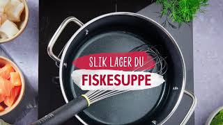 Slik lager du hjemmelaget fiskesuppe [upl. by Ortiz]