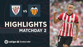 Resumen de Athletic Club vs Valencia CF 10 [upl. by Siriso]