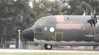 HÉRCULES C130 en Aeroparque  Full HD [upl. by Beutner]