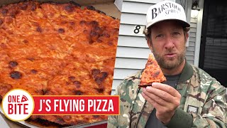 Barstool Pizza Review  J’s Flying Pizza Bridgewater MA [upl. by Atirehc838]