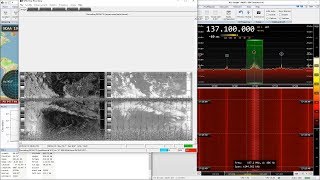 20190210 NOAA19 APT FM  1371 MHz [upl. by Tihor]