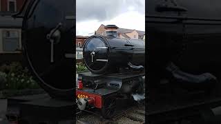 Pendenis Castle Running round its test train at Kidderminster Station [upl. by Esinel]