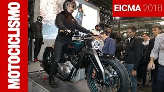 Royal Enfield Concept KX  EICMA 2018 [upl. by Tallou800]