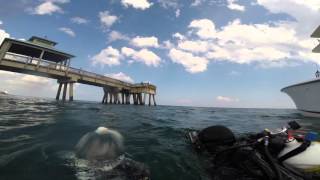 Install of underwater camer on Deerfield Beach Fishing Pier [upl. by Faunie66]