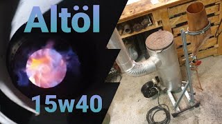 Umbau Wamsler Ölofen zum Altölbrenner Waste Oil Burner DiY [upl. by Waal]