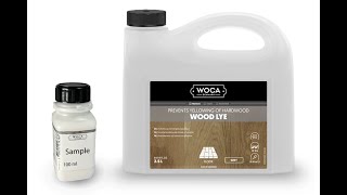 Woca Wood Lye White [upl. by Oriaj]