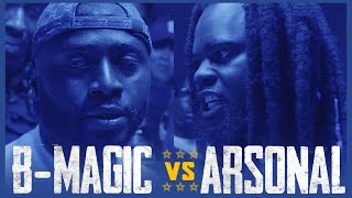 ARSONAL VS B MAGIC CLASSIC RAP BATTLE  RBE [upl. by Ahsoik]