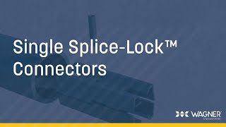 Single SpliceLock™ Connectors  Wagner [upl. by Bree120]