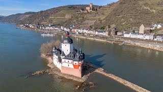 Burg Pfalzgrafenstein in Kaub [upl. by Lekym]