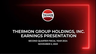 Thermon Group Holdings THR Q2 2024 Earnings Call amp Presentation [upl. by Anairda631]