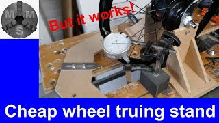 How to make a cheap but effective bike wheel truing stand from scrap material [upl. by Akeenat311]