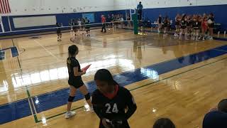 McClancy Varsity Volleyball vs Maspeth HS 90923 [upl. by Nessej]