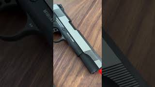 Cybergun Colt Licensed 1911 Airsoft Gas Blowback Pistol Color TwoTone Silver  Black  MEU  Gas [upl. by Yrdua86]