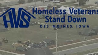 New location for annual Des Moines Homeless Veterans Stand Down in Des Moines [upl. by Eradis]