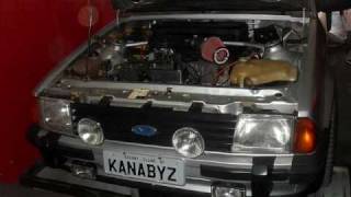 Ford Escort MK3 XR3 16 CHT Dyno [upl. by Grieve]