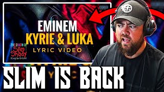 RAPPER REACTS to Eminem  Kyrie amp Luka feat 2 Chainz [upl. by Sukramal]