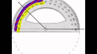 Measuring angles using protractors [upl. by Iadrahs]