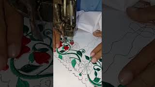 basic embroidery stitches rizwanalitv machineEMBROIDERY [upl. by Vanda163]