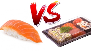 SUSHI  Ristorante vs Supermercato [upl. by Carbo]