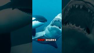 Why Sharks are SCARED of Killer Whales shorts [upl. by Devondra553]