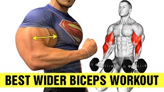 5 BEST Exercises for WIDER BICEPS [upl. by Jone869]