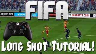 FIFA 14 LONG SHOT TUTORIAL  SHOOTING FROM DISTANCE [upl. by Ydnat]